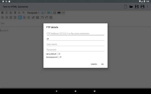 Text to HTML Converter 14 تصوير الشاشة