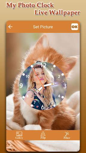 My Photo Clock Live Wallpaper screenshot 3