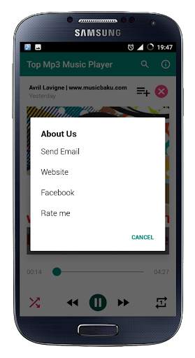 Top Mp3 Music Player screenshot 5