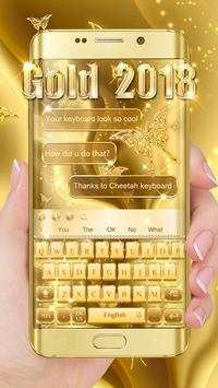 New Gold 2018 Keyboard screenshot 1