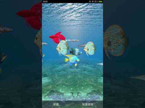 Ocean Fish Under Water Live Wallpaper screenshot 1