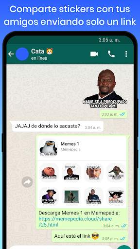 Memepedia - Stickers de memes para WhatsApp screenshot 5
