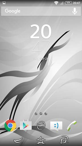 White Aviar Free Theme screenshot 2