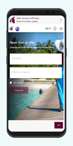 Qatar Airways - Flight Ticket screenshot 3