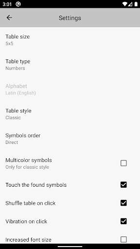 Schulte table: brain training screenshot 7