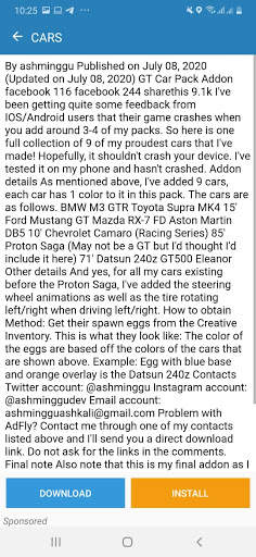 Cars Mod For Minecraft screenshot 5