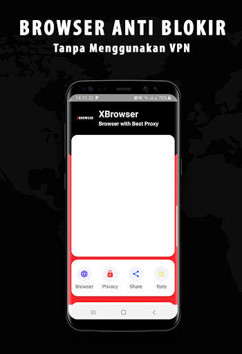 XBrowser Mini Anti Blokir 2021 स्क्रीनशॉट 3