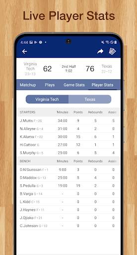 Scores App: College Basketball screenshot 5
