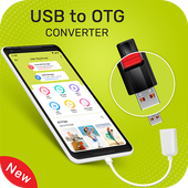 OTG USB Driver For Android : USB To OTG Converter आइकन