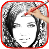 رسم صورتك بقلم الرصاص (جديد) أيقونة