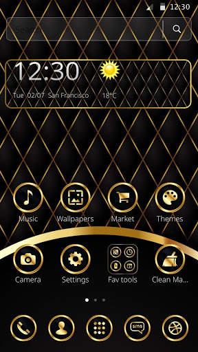 Luxury Black Leather Theme screenshot 7