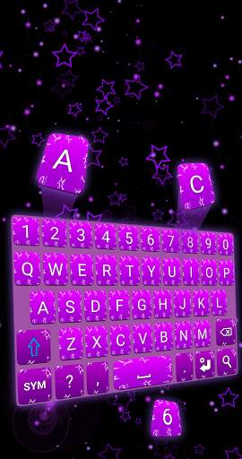 Purple Keyboard स्क्रीनशॉट 1