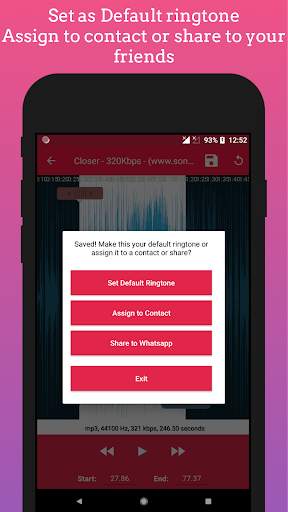 Ringtone Maker : Audio-Mp3 Cutter screenshot 4