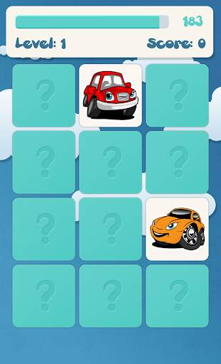Cars memory game for kids screenshot 3