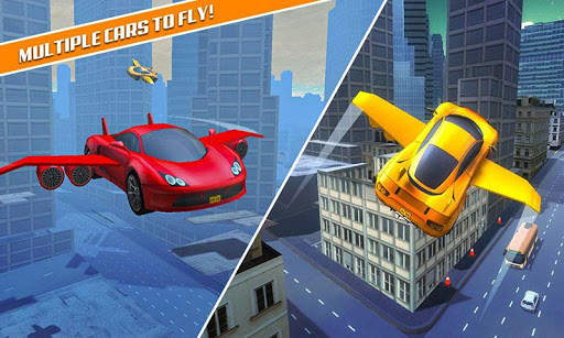 Flying Car 3D: Race Car Simulator 2017 screenshot 4