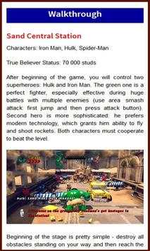 Guide To Lego Mavel screenshot 2