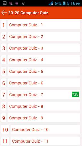 20-20 Computer Quiz screenshot 2