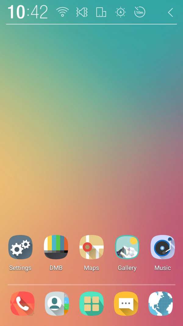 Pure Rainbow Atom Theme screenshot 1