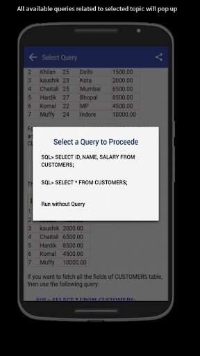 SQL Tutorial  With Query Browser screenshot 5
