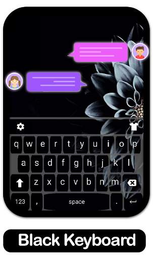 Black Keyboard for iphone 11 Keyboard screenshot 4