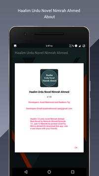 Haalim 12 Urdu Novel Nimra Ahmed screenshot 5