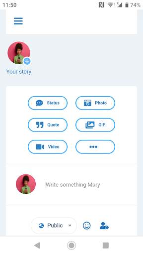 Scrollforth social network - chat and make friends 3 تصوير الشاشة