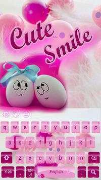 Cute Pink Smiles Keypad 1 تصوير الشاشة