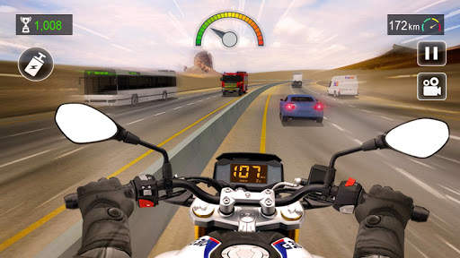 Heavy Bike Simulator 3d: Highway Bike Racing Games screenshot 12