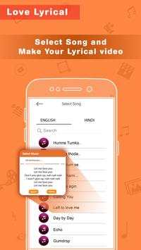Love Photo Lyrical Video Status Maker With Music screenshot 4