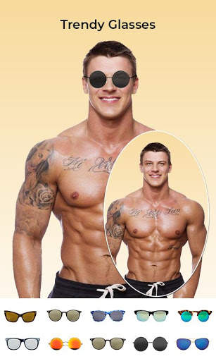 Man beard: Handsome Men photo editor, tattoo screenshot 3