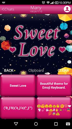 Sweet Love Emoji Keyboard💖❤️ screenshot 3