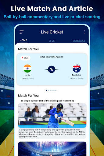 Live Cricket Score – IPL 2023 screenshot 1