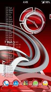 Next Launcher Theme RedLi screenshot 8