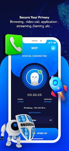 Noy - Anonymous internet VPN Proxy screenshot 4