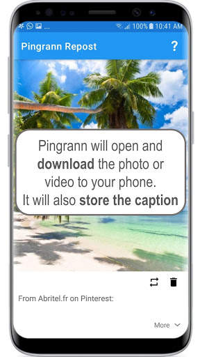 Pingrann - Downloader & Repost for Pinterest screenshot 7