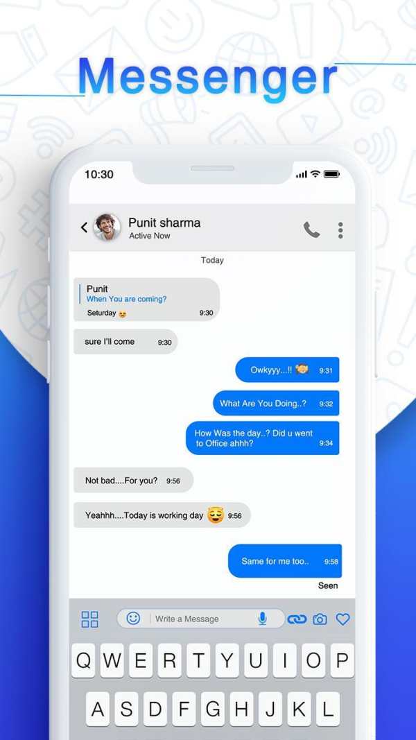 Messenger : Free For Messages, Text & Chat screenshot 3