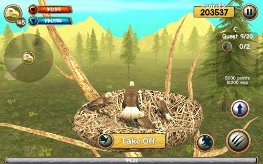 Wild Eagle Sim 3D screenshot 4