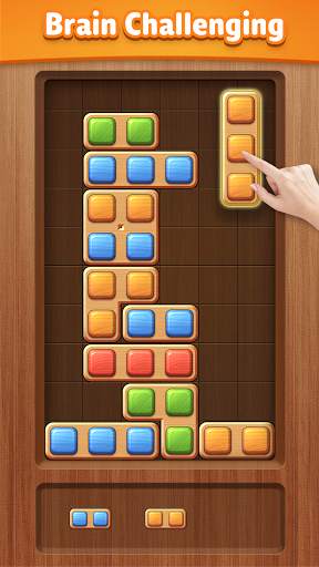 Color Wood Block Puzzle - Free Fun Drop Brain Game 3 تصوير الشاشة