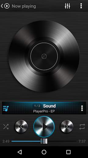 Skin for PlayerPro Dark Metal screenshot 2
