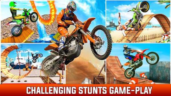 Bike Trail Rivals  - Tricky Bike Dirt Trackin screenshot 1