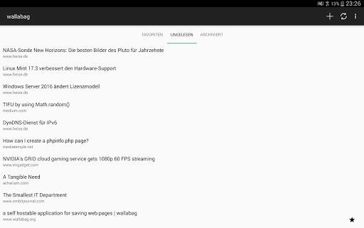 wallabag screenshot 13