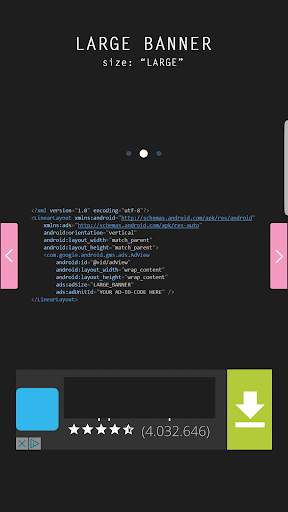 Mobile Ads Example: Interstitial   Banner   Video screenshot 4