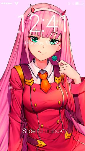 Darling In The Wallpapers Cute Girl Zero Screen screenshot 1