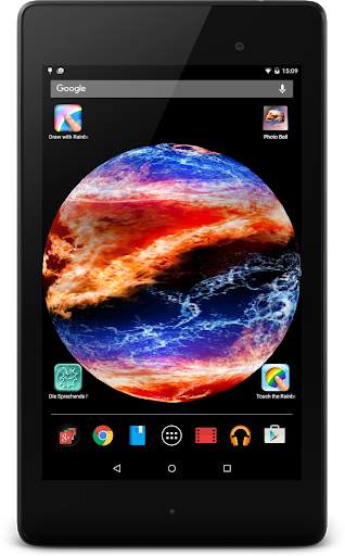 Photo Art Ball Live Wallpaper screenshot 7