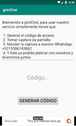 grinChat: Conversación anónima por WhatsApp screenshot 2