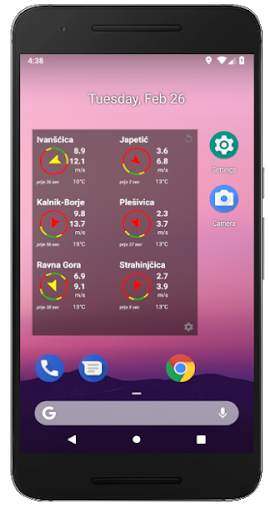MMS4 Meteo Widget screenshot 3