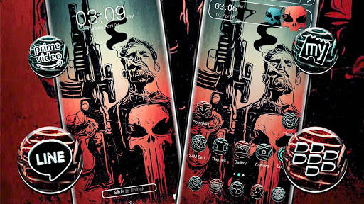 Gun Man Launcher Theme screenshot 5