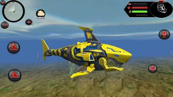 Wild Robot Shark Attack - Transforming Shark Robot screenshot 2