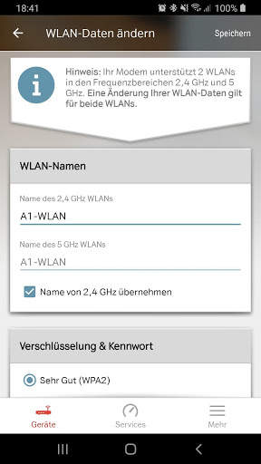A1 WLAN Manager screenshot 3