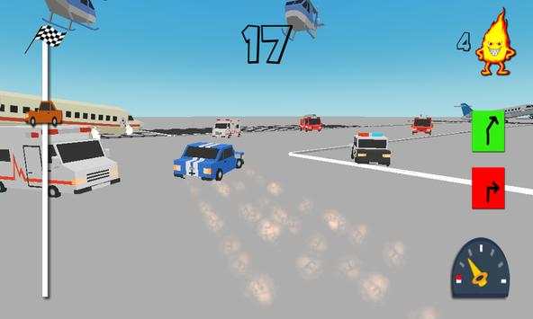 Blocky Rally Pixel Car Racing screenshot 2